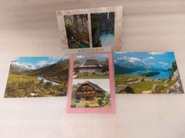 4 Cartoline Svizzere - Unbenutzte Schweizer Postkarten Frs 1