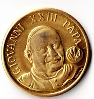 Giovanni_XXIII_Papa_Medaille 2_Persönlichkeiten_Goldfarben