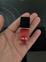 Dior Vernis 999 Rouge red nail polish - vibrant colour!