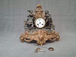 Antike französische Uhr ca.1900 Elegante Rarität mit Charme
