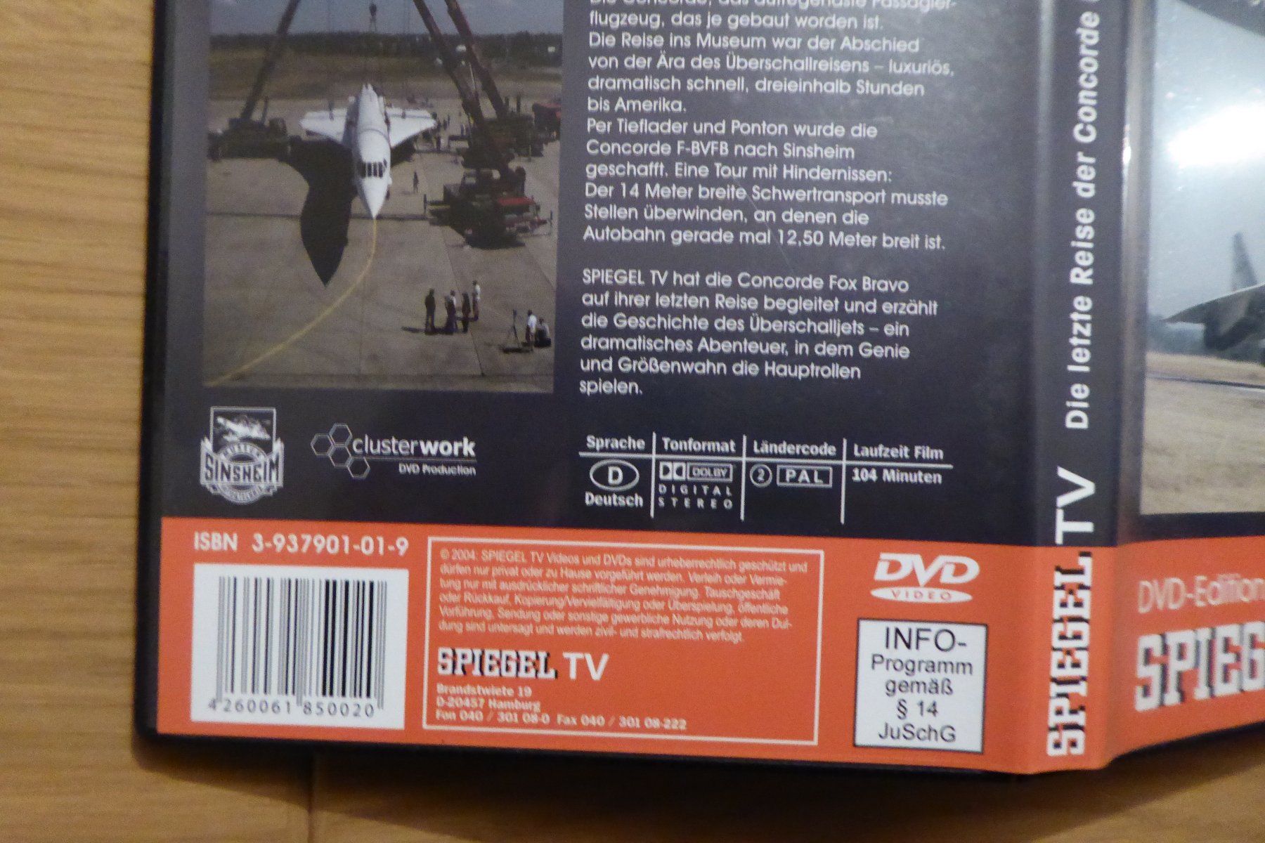 Tutti i DVDs: DVD Adieu Überschall Concorde – Usato da Allschwil venduto da Summelsarium 2