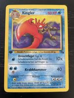 Pokemon Kingler 38/62 fossil 1. edition