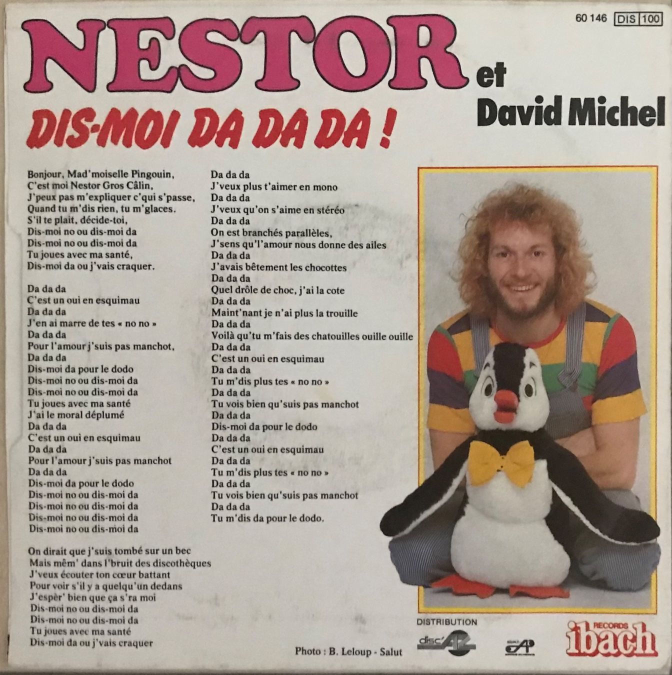 Dischi in vinile: NESTOR - DIS-MOI DA DA DA ! – Usato da Bussigny venduto da vinyl-pas-cher 1