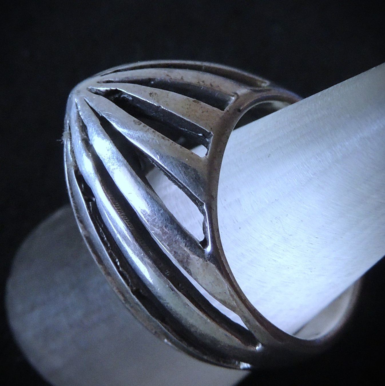Anelli: Silber 925 Fingerring Gr. 56 – Usato da Waldenburg venduto da schaller707 1