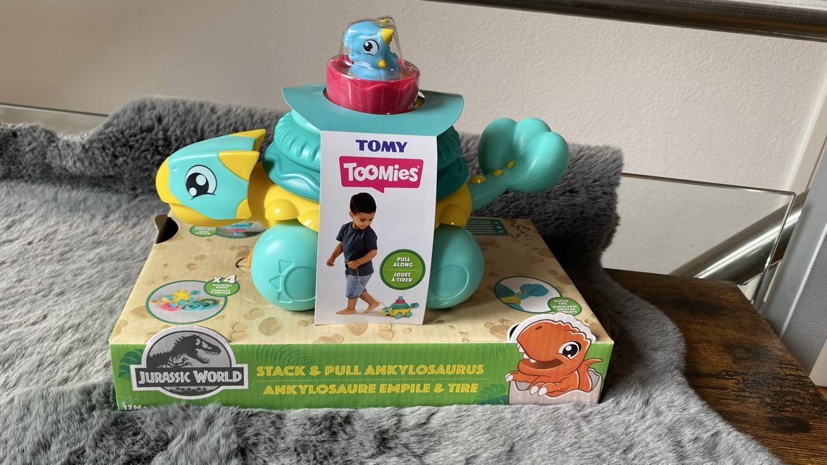 Tomy Giocattoli: Tomy Toomies Stack & Pull Ankylosaurus Jurassic World Spiel – Nuovo e nell'imballaggio originale da Hochwald venduto da _biene_ 8