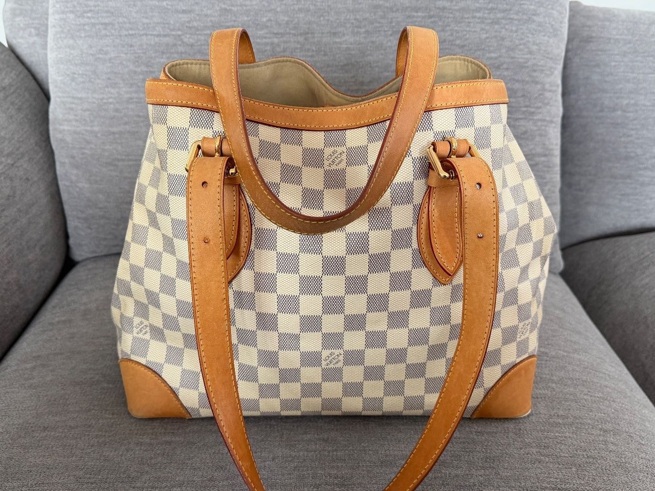 Louis Vuitton Borse da donna: Louis Vuitton Handtasche Damier Azur – Usato da Niederhasli venduto da Hapebe 1