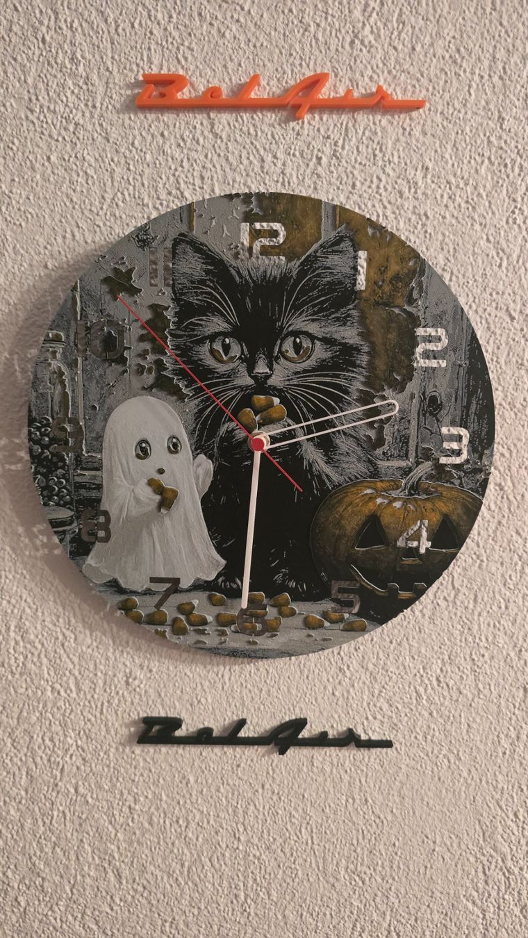 Orologi da terra & Orologi da parete: Katzen Wanduhr Tischuhr – Nuovo (secondo la descrizione) da Winznau venduto da johny_wayne 1