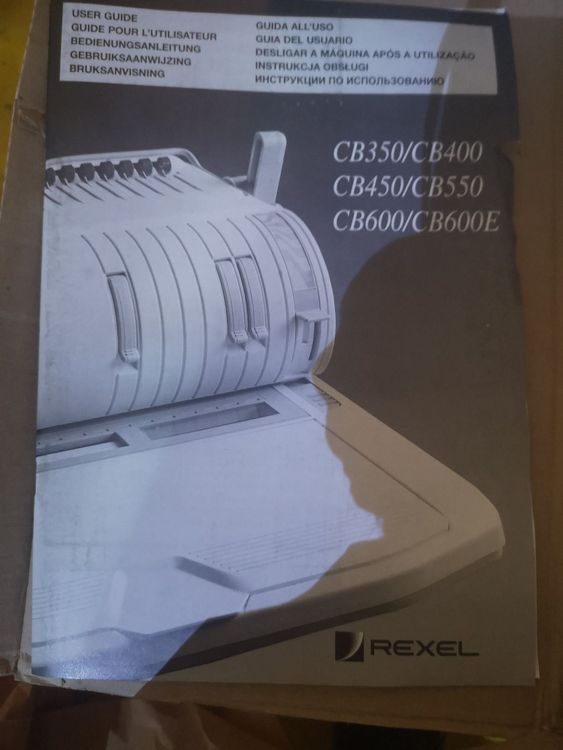 Bindemaschine Bindegerät Rexel CB400 für A4 Manuel Kaufen auf Ricardo