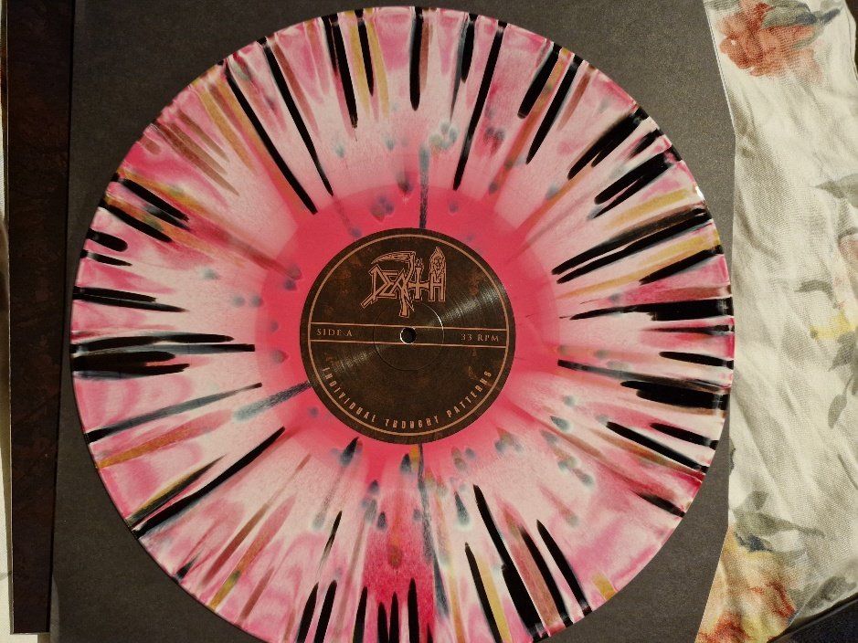 Dischi in vinile: Death: Individual Thought Patterns Tri-Color Splatter Vinyl – Nuovo e nell'imballaggio originale da Brittnau venduto da Zibu 3