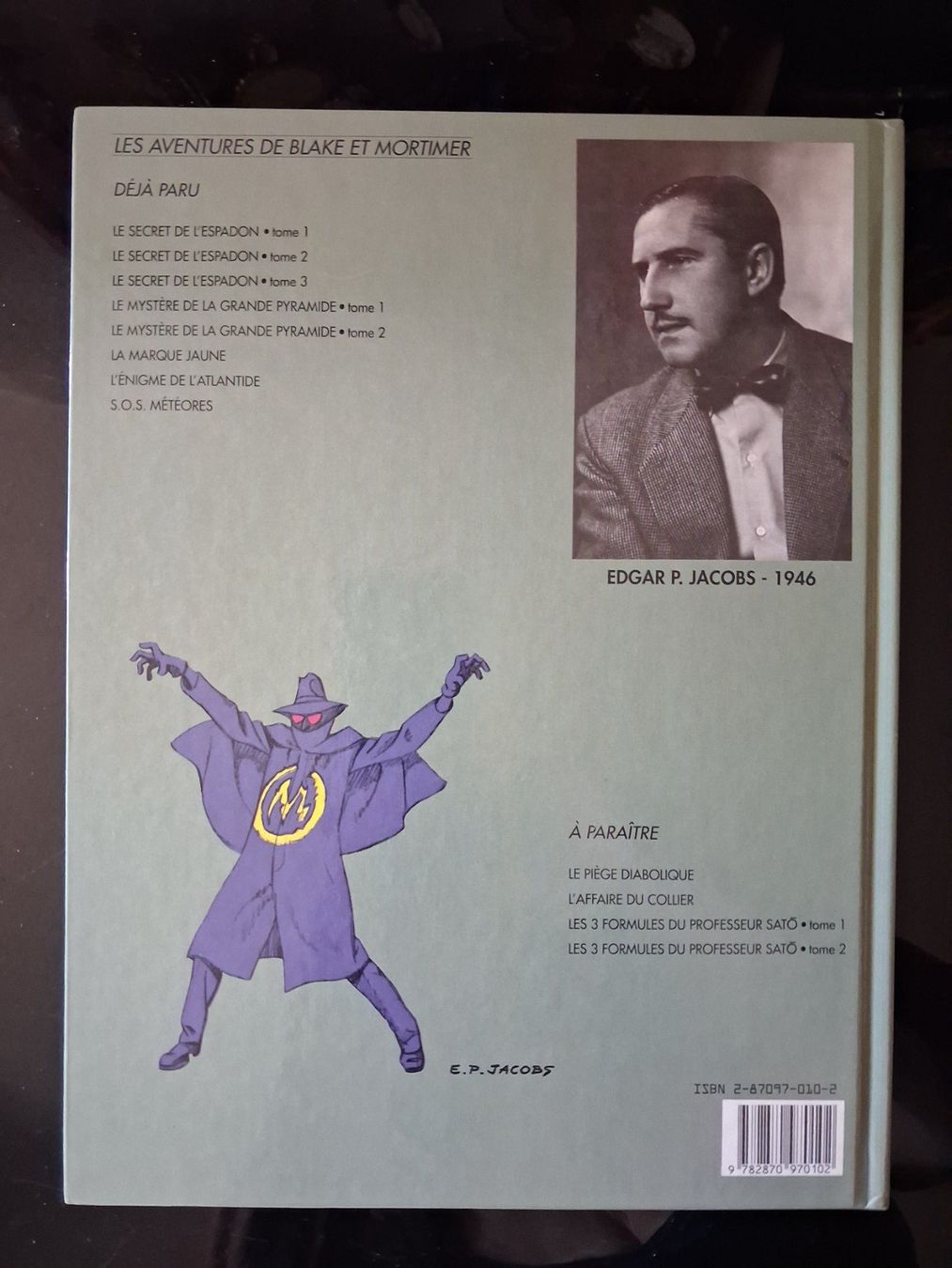 Fumetti: BD Blake et Mortimer La Marque Jaune Edgar P Jacobs 1990 – Usato da Cartigny venduto da pgc_fk9s 1
