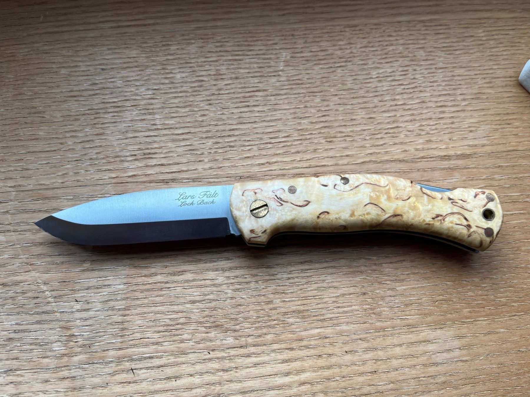 Accessori: Klappmesser Casström Lars Fält Lock Back Taschenmesser – Usato da Wernetshausen venduto da fahrradohnebremsen 1