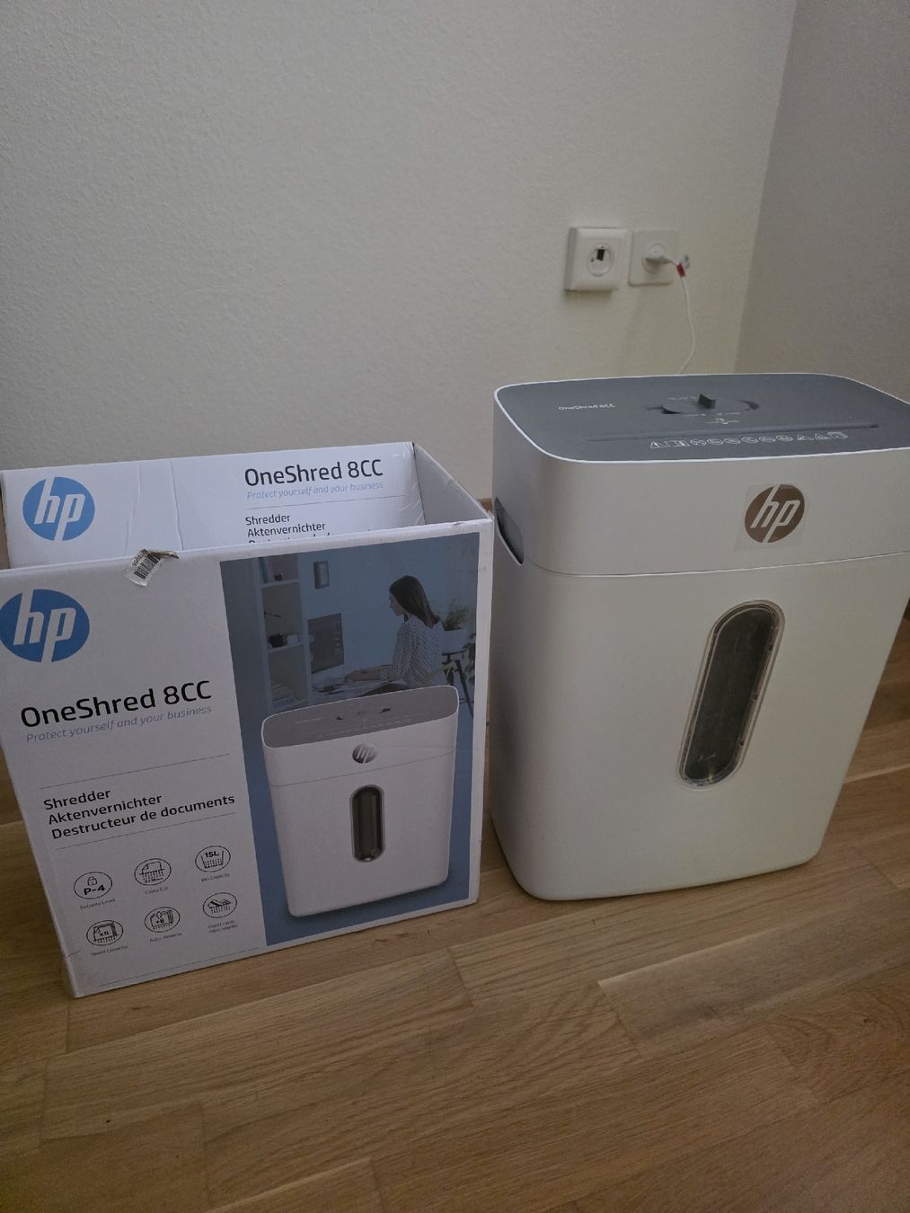 Aktenvernichter: Aktenvernichter HP OneShred 8CC – Gebraucht aus Schaffhausen von dan_h6hm 2