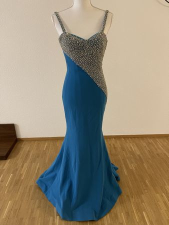 Abendkleid mit Strass Grösse S 