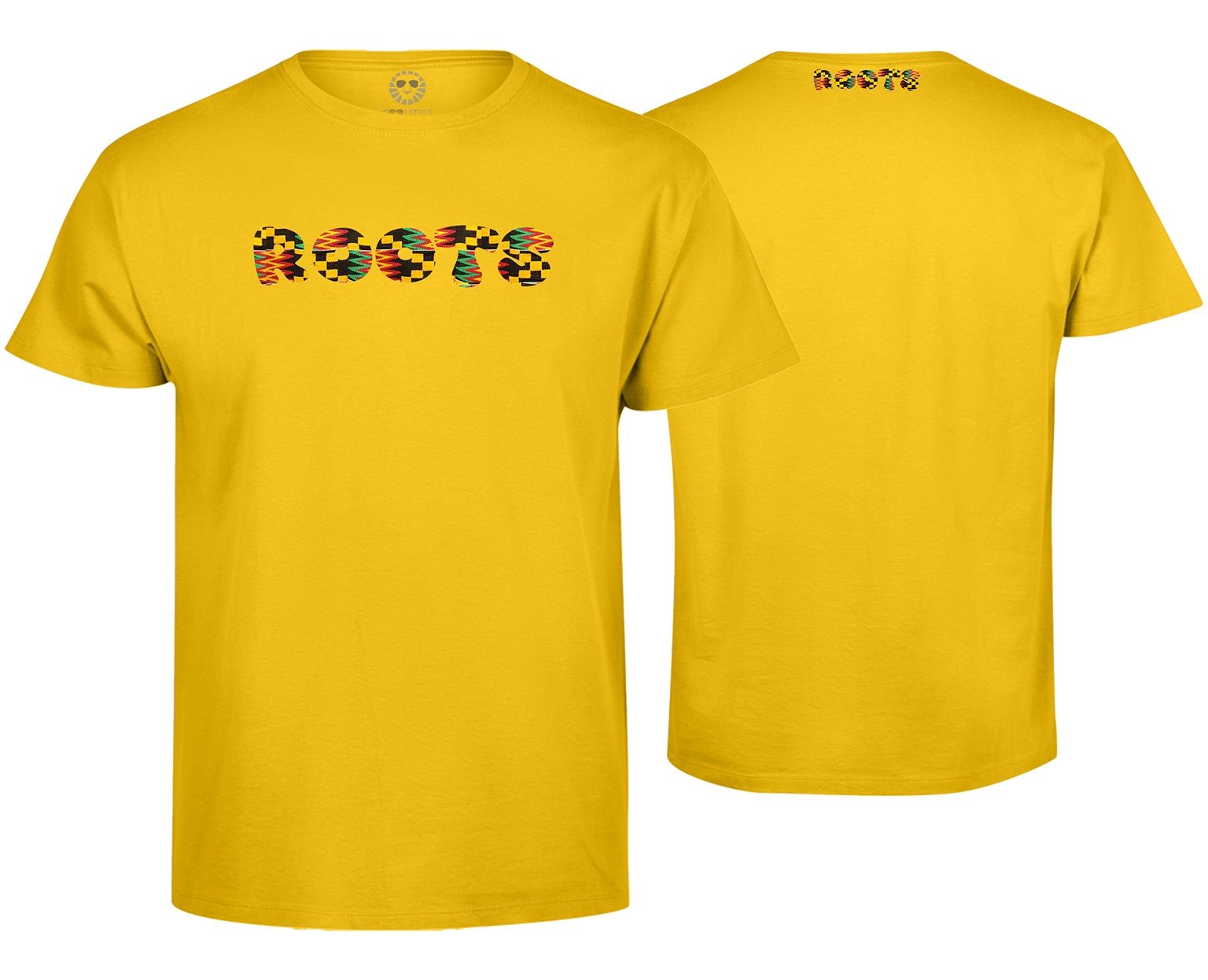 T-Shirts: Roots Premium Tshirt mit Kente - Rot – Neu und originalverpackt aus Regensdorf von StyleTown 4