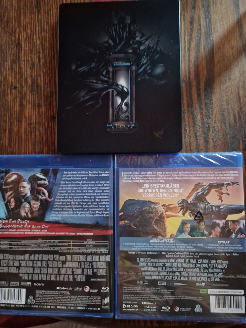 Tutti i DVDs: Venom 3 Filme 2× Blu-ray und eine Steelbook. Teil 3 ovp – Usato da wünnewil venduto da mar_f2z8 1