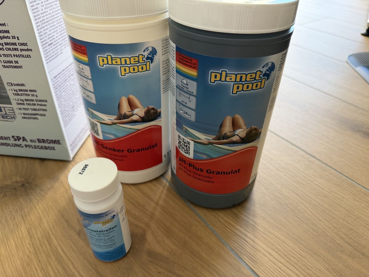 Piscine: Wasserpflege Set - Chlor(Brom) / PH + / - – Usato da Ermenswil venduto da takethisitem 1