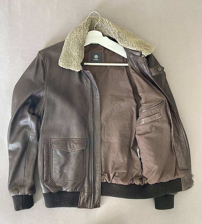 Jacken: Lederjacke braun – Gebraucht aus Luzern von saywhat 1