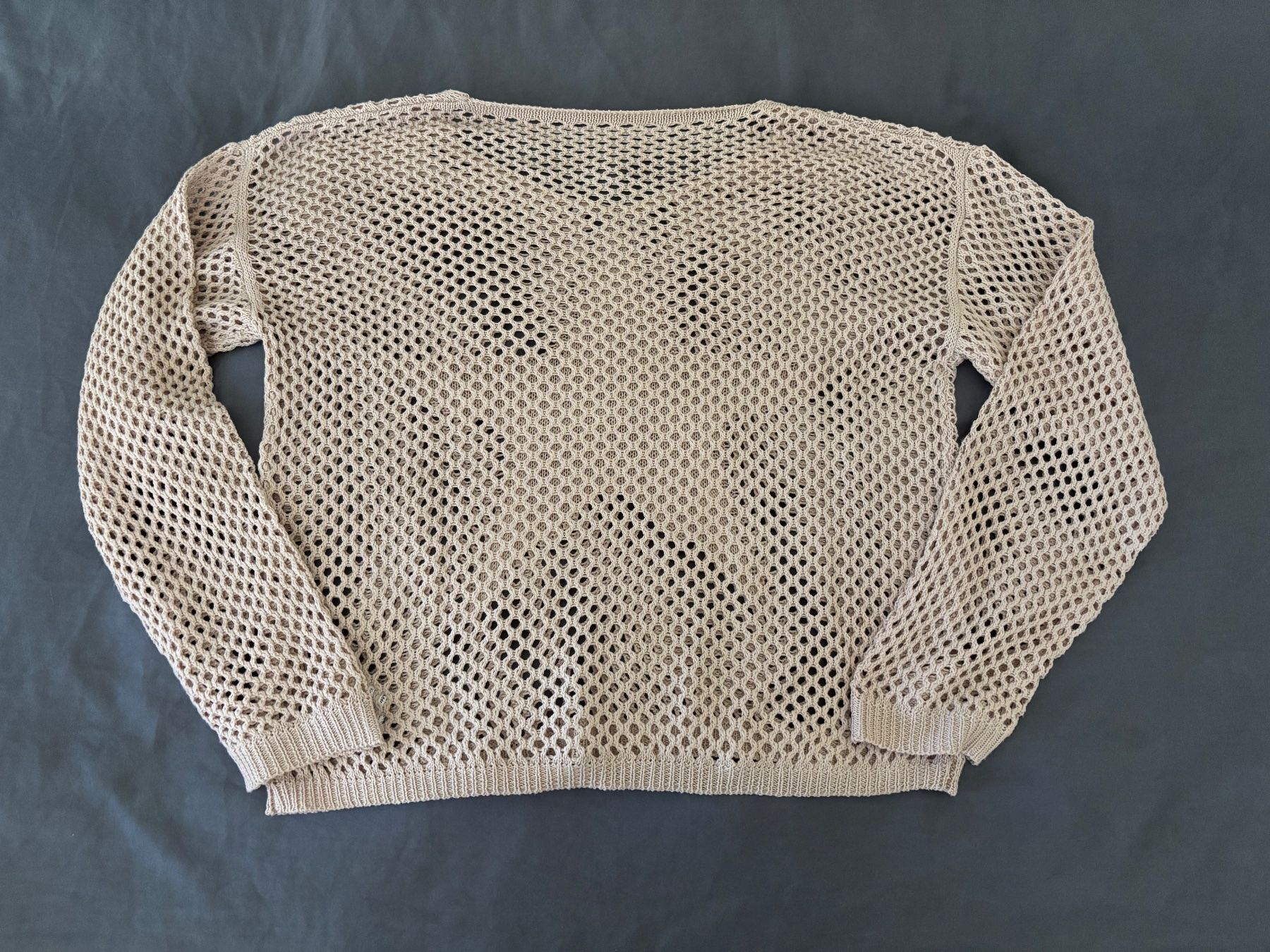 Pulls & Sweat-shirts: Cooler Sommerpullover, Gr. S, sandfarben, Netzoptik – Neuf (Voir description) à Aarwangen par jbl_y8z7 4