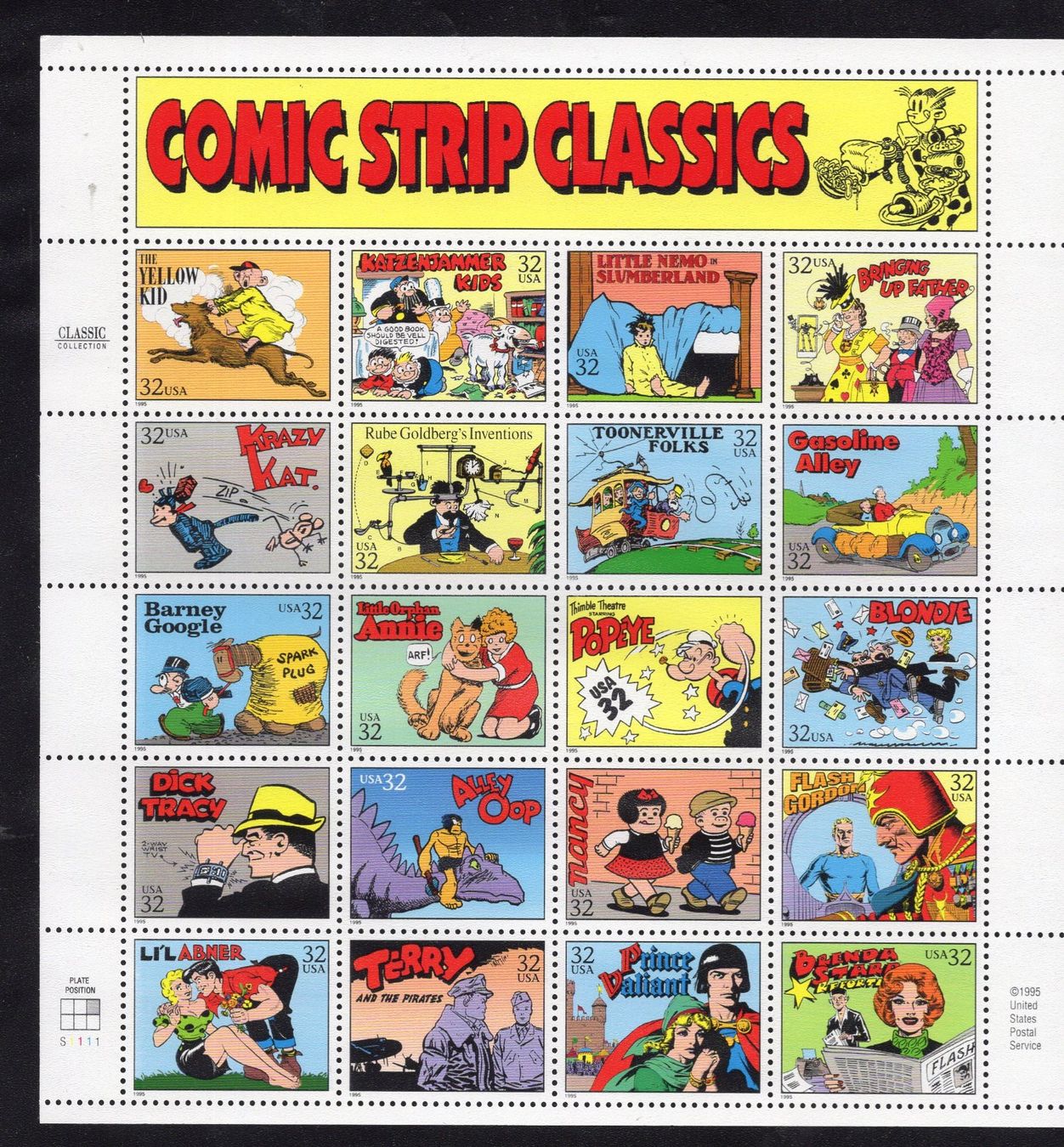 Tutti i francobolli: R5611  /  USA Comics / BD 2 feuillets neufs XX – Nuovo (secondo la descrizione) da Ste-Croix venduto da MONT-TAGNAC 1