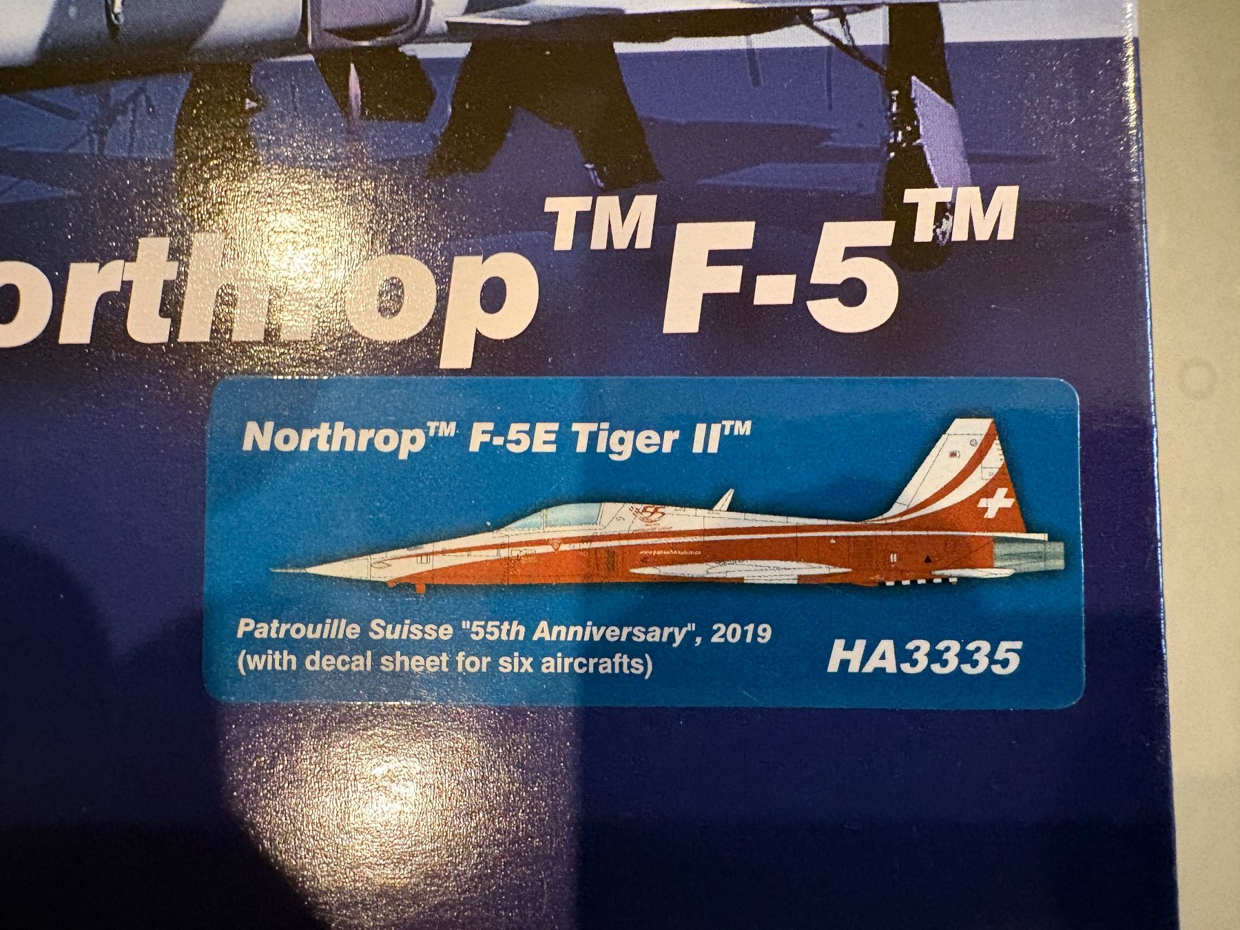 Kit di modellismo & Modellini statici: Patrouille Suisse 55 anniversaire – Nuovo (secondo la descrizione) da Martigny venduto da Olive9 1