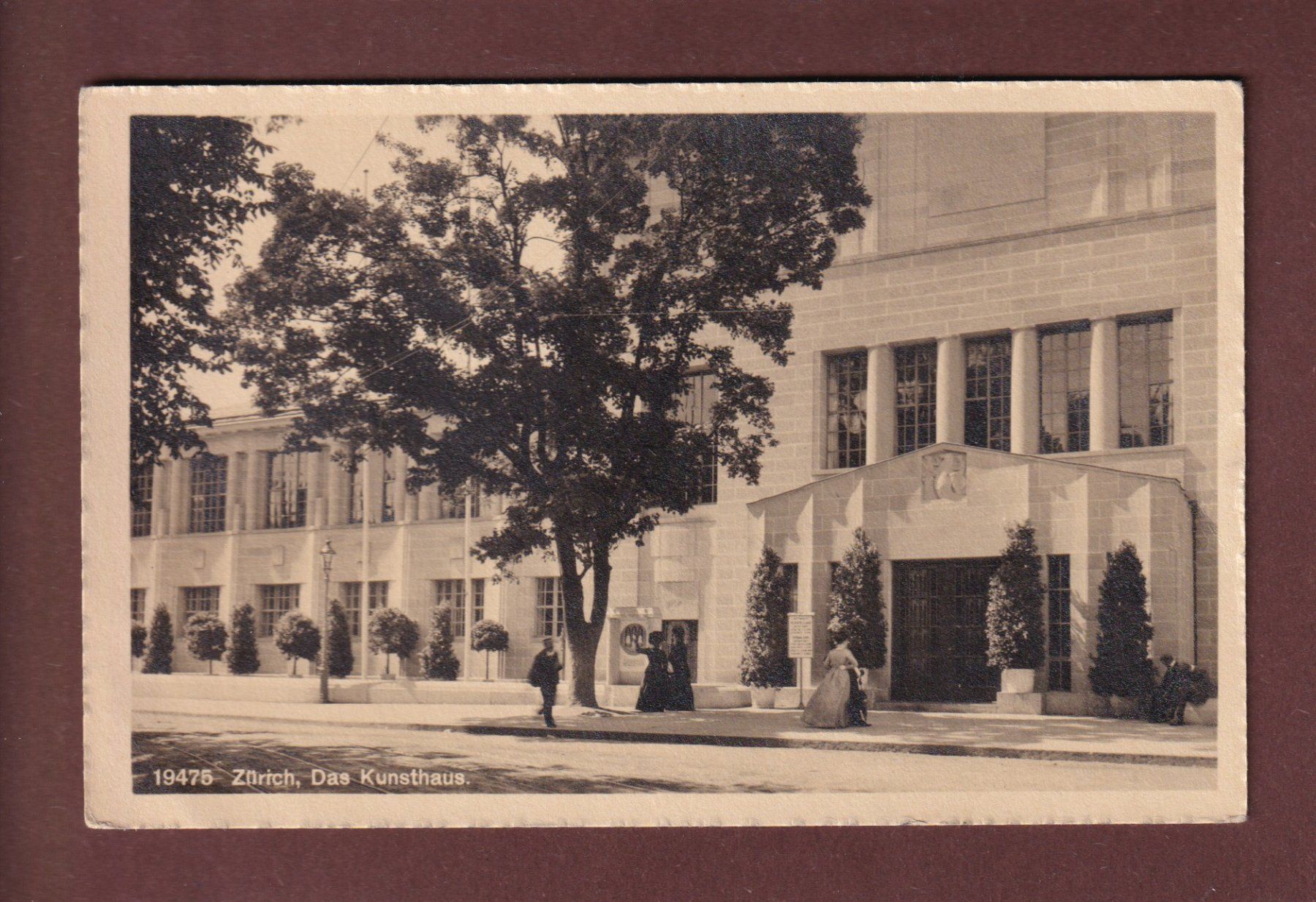 Cartoline postali: ZÜRICH - Kunsthaus - 1911 – Usato da Pully venduto da nicecards-shop