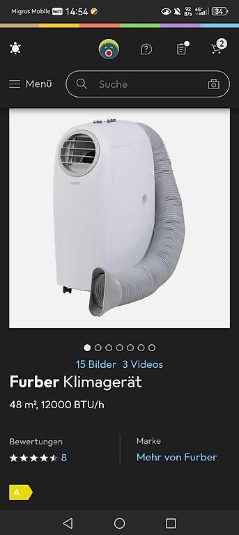 Condizionatori: FURBER Klimaanlage – Usato da Allschwil venduto da Rafael078 3