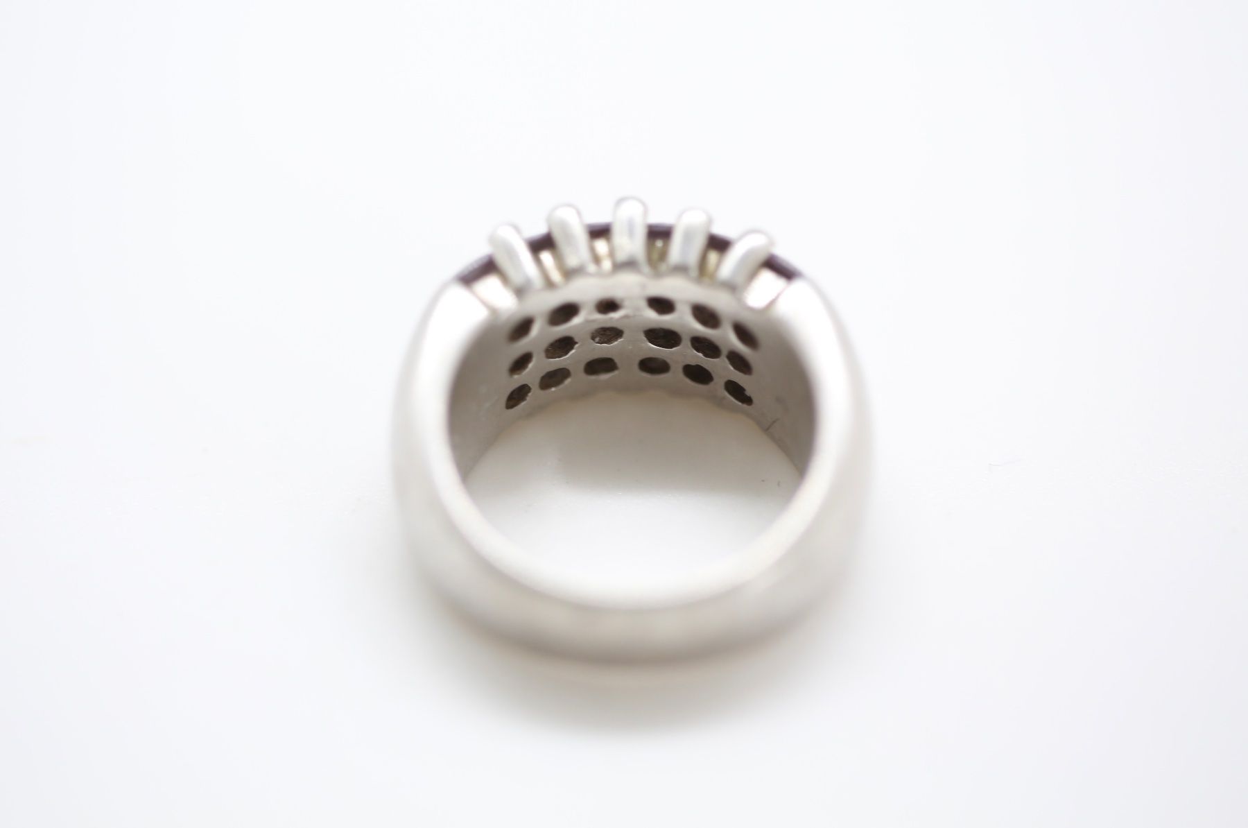 Ringe: Silberring mit hellvioletten Steinen – Gebraucht aus Reinach BL von Han-Numismatik 2