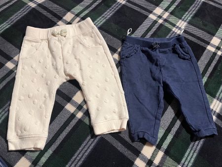 2x dicke Leggings, Größe 68