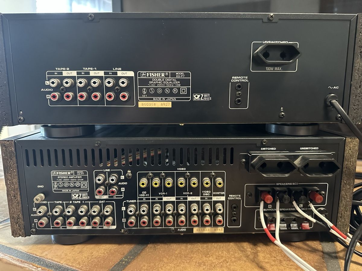 Amplificatori: Fisher CA-P7 + EQ-P7 – Usato da Kägiswil venduto da mar_2ty5 5