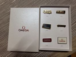 Omega Pins Museum logo Set New
