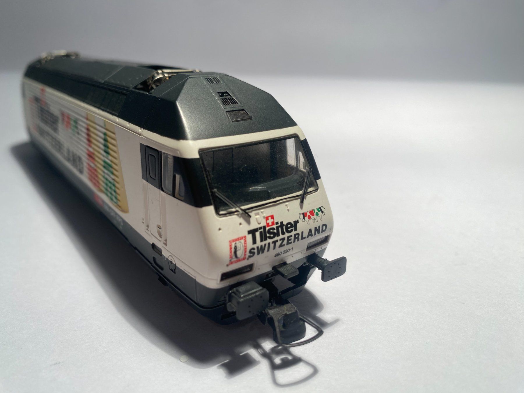 Roco Modellini di ferrovie: ROCO E-Lok SBB RE460 TILSITER weiss, DC Analog – Usato da Buchrain venduto da Modellbahn11 4