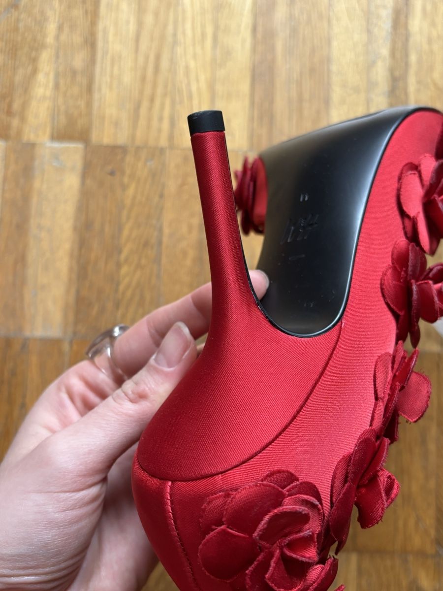 H&M Scarpe da donna: Red Floral Heels - H&M - size 41 – Usato da Wallisellen venduto da eli_v7dn 3