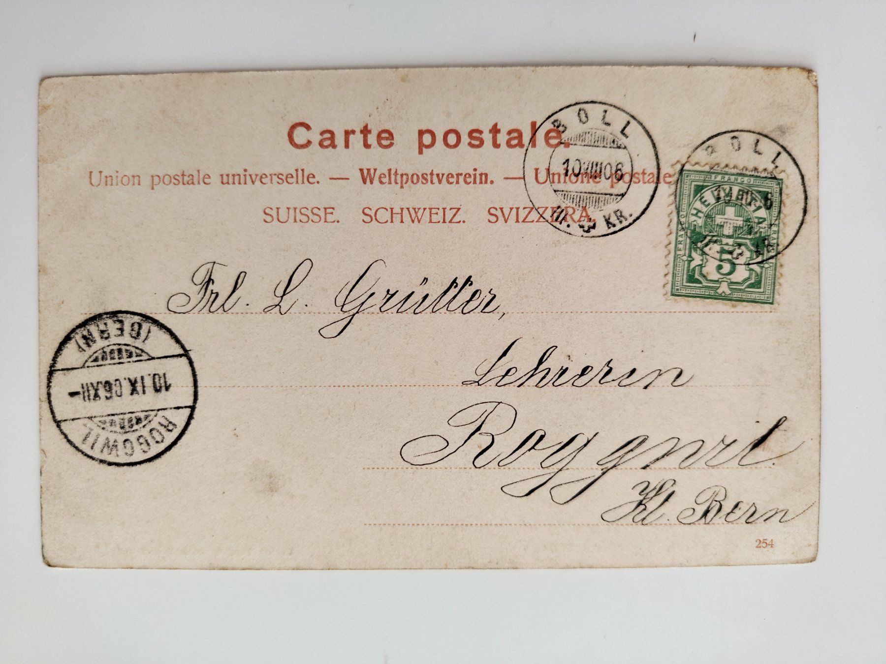 Cartes postales: Wengernalp-Bahn, Eiger Mönch dat. 1906 – D'occasion à Ohmstal par Lebensfreude05 1