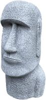 Steinfigur Steinskulptur ‪‪‪Moai Gartenfigur Easter Island‪‪
