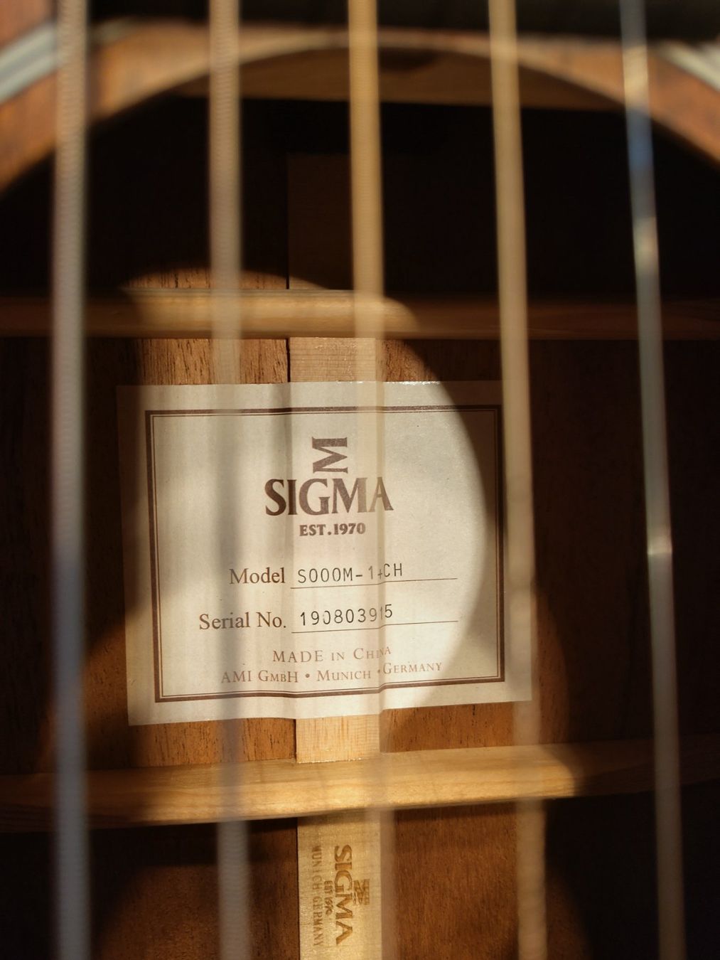 Sigma Strumenti musicali: Sigma Gitarre SOOOM1+CH inkl. Koffer – Usato da Saland venduto da Mel_H. 1