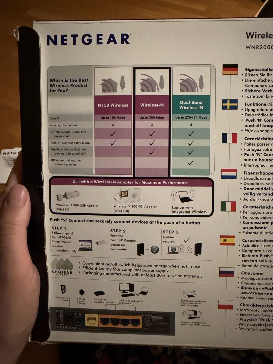 Netgear Modems & Router: NETGEAR WNR2000 WLAN-Router 300 Mbps – Gebraucht aus Thalwil von onurco 3