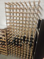 Weinregal Kiefer + Metall für 144 Flaschen, NP 300.-