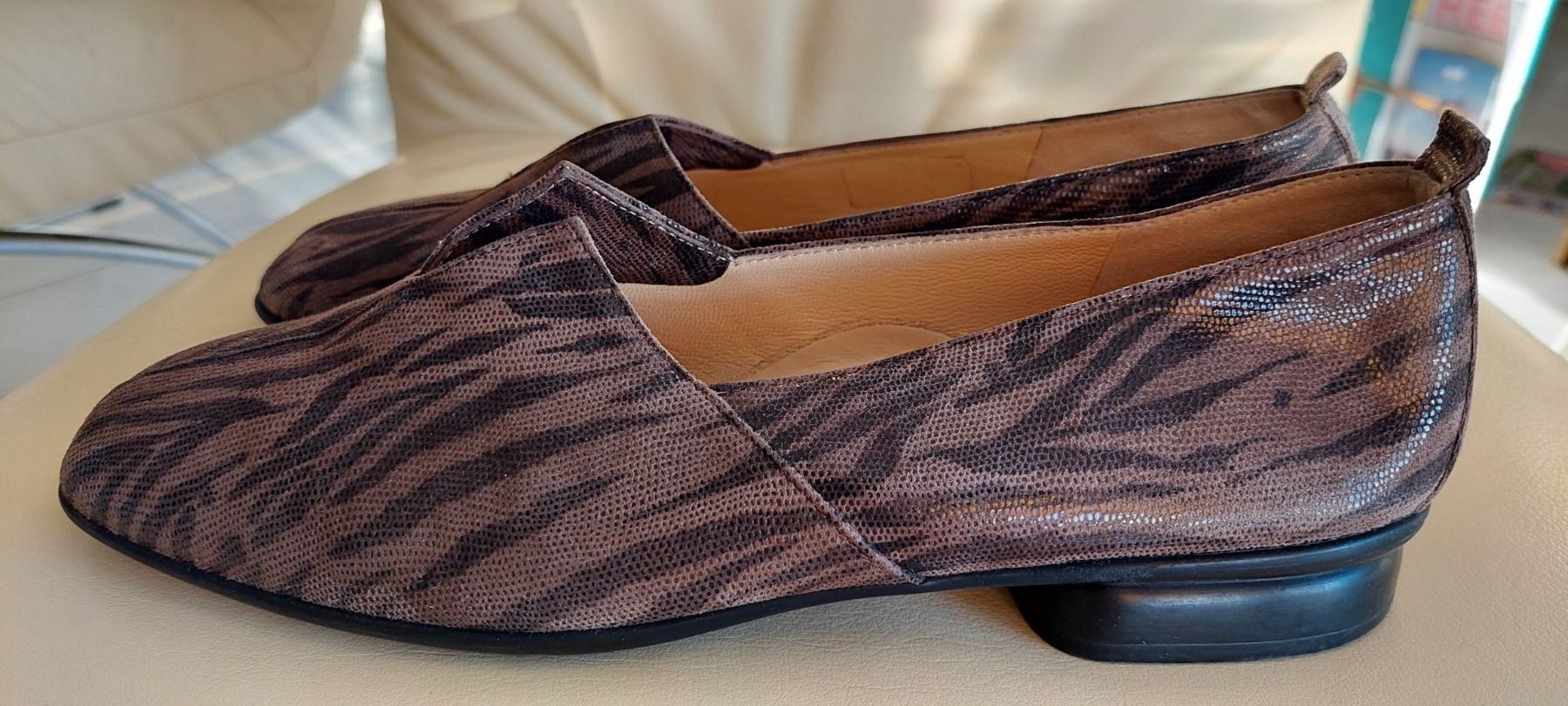 Brunate Scarpe da donna: "Brunate" Damen-Schuh braun/animal – Usato da RAMLINSBURG venduto da AUDITT1999 3