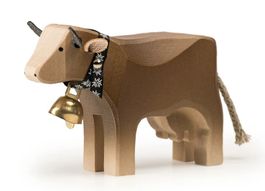 Trauffer Holzspielwaren Kühe Swiss Wooden Toy Cow & Calf