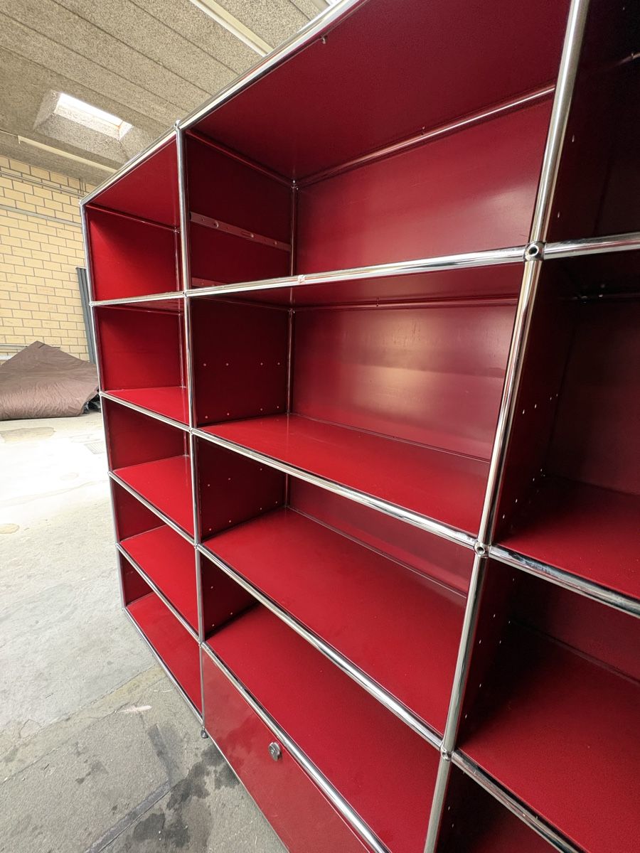 USM Regale: USM Regal 5x4 in rot – Gebraucht aus Pratteln von Balbii 1