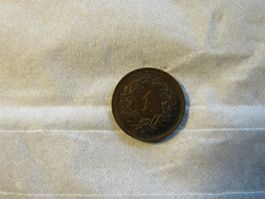 Münze 1 Rappen 1941 Helvetia                         (Nr.11)