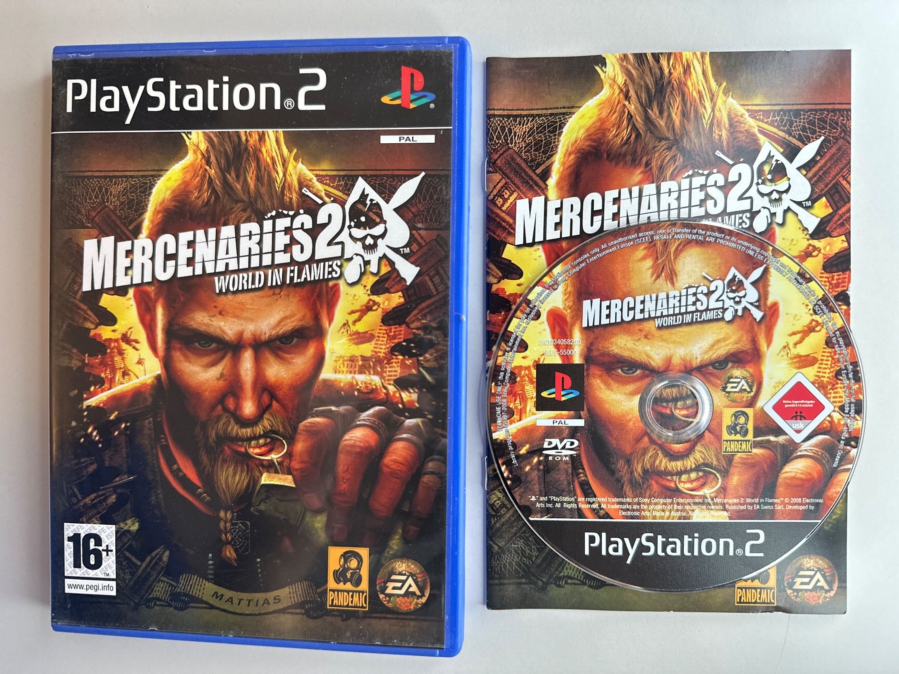 Sony Giochi: Mercenaries 2 World in Flames - PS2 – Usato da St.gallen venduto da taduz
