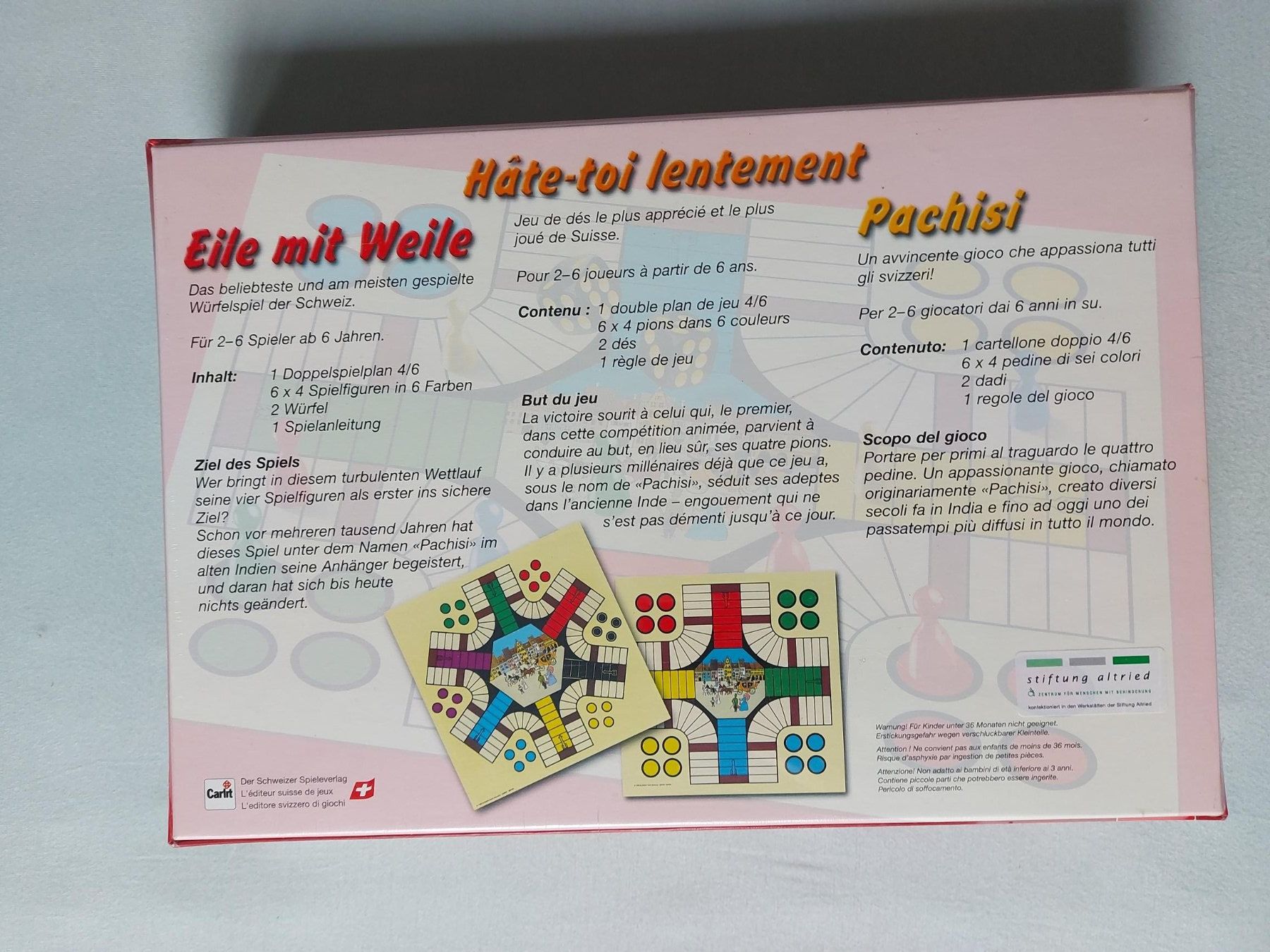 Giochi: Eile mit Weile - Gesellschaftsspiel – Nuovo e nell'imballaggio originale da Buchs AG venduto da Sushikiller 1