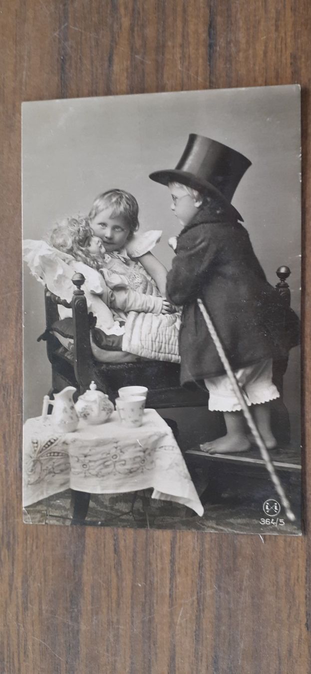 Cartoline postali: Ansichtskarte Kinder Puppe Spielzeug 1910 – Usato da Mörschwil venduto da lindaswunderkiste 1