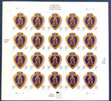2003 - USA - Militärmedaille Purple Heart Kleinbogen **
