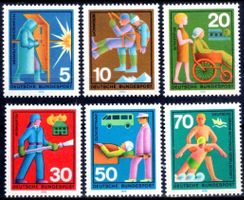FREIWILLIGEN HILFSIENST 1970 SERIE ** POSTFRISCH ** - I97