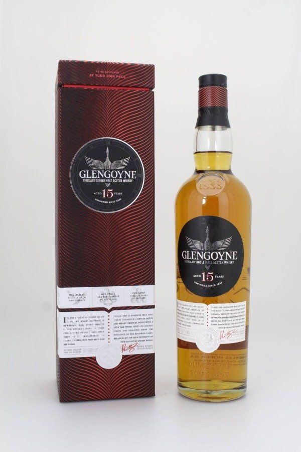 Glengoyne Bevande alcoliche: Glengoyne 15 years Scotch Single Malt – Nuovo e nell'imballaggio originale da Deitingen venduto da Delikatessengold1