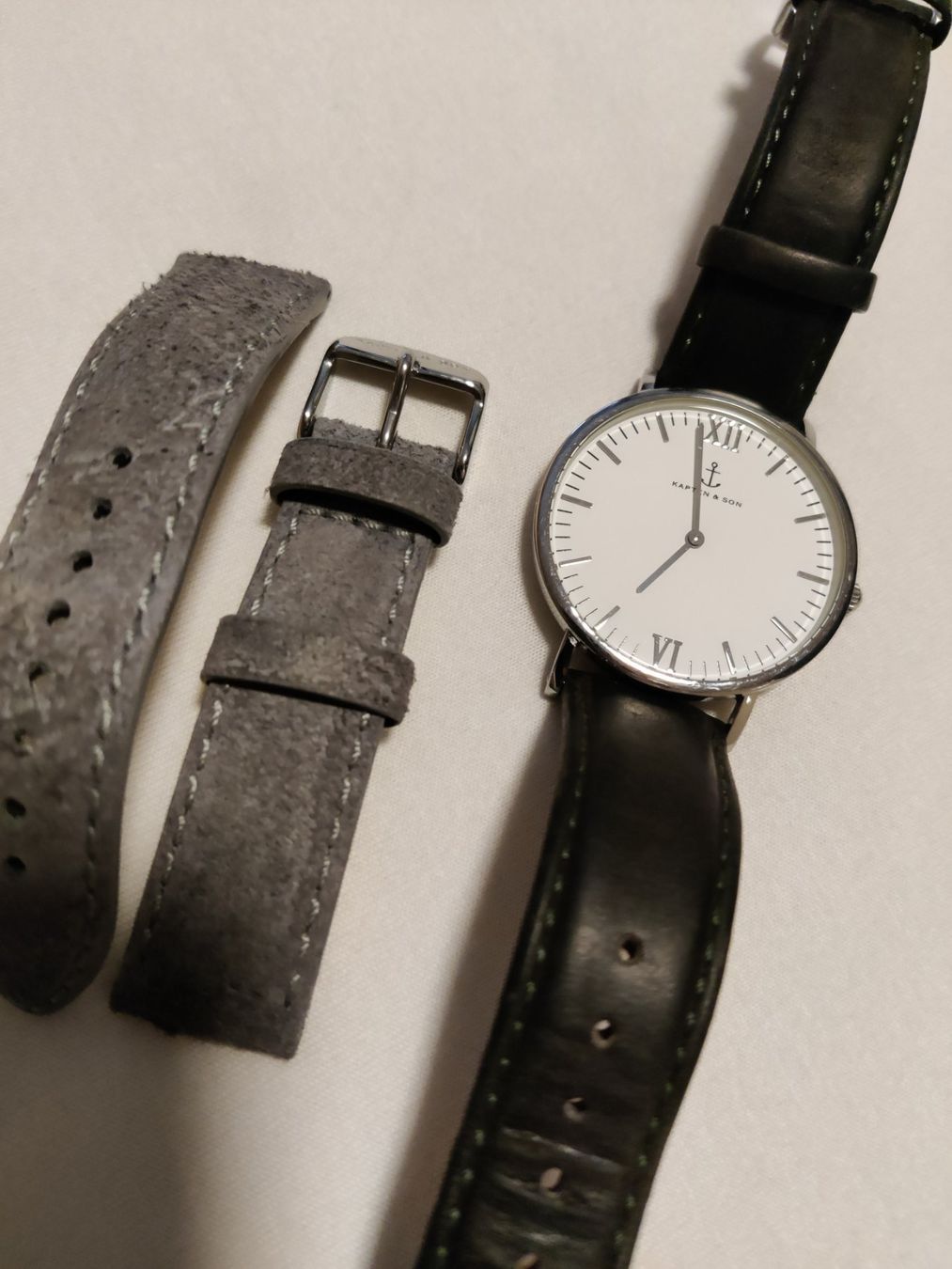 Kapten & Son Uhren: Kapten&Son Armbanduhr Campus mit 4 versch. Bändeli – Gebraucht aus Abtwil SG von ste_22sn