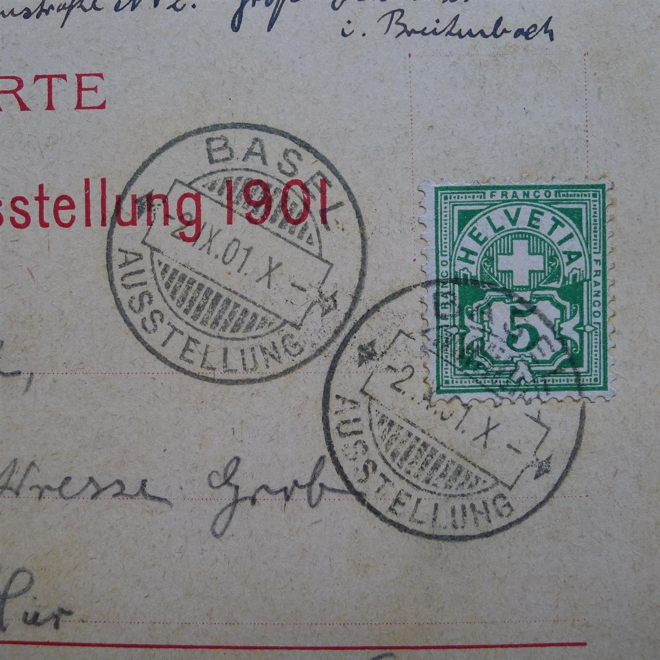 Tutti i francobolli: BASEL Rasierklingenstempel - Vorläufer! – Usato da Ebikon venduto da SilvioFreund 1