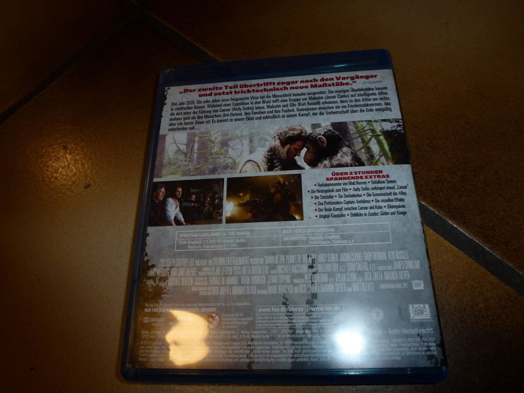 Tutti i DVDs: Planet der Affen Revolution BLU-RAY – Usato da Olten venduto da Disc-Verkauf 2